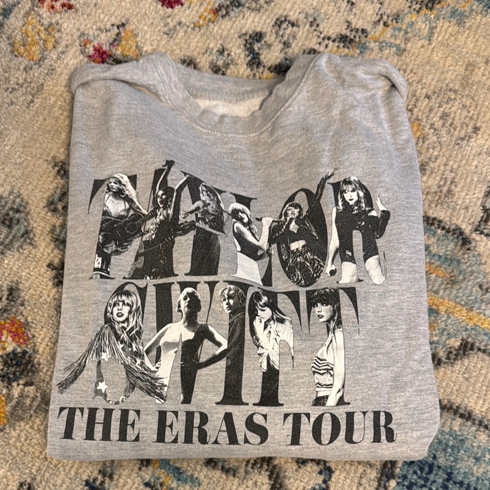 Gray The Eras Tour Sweatshirt
